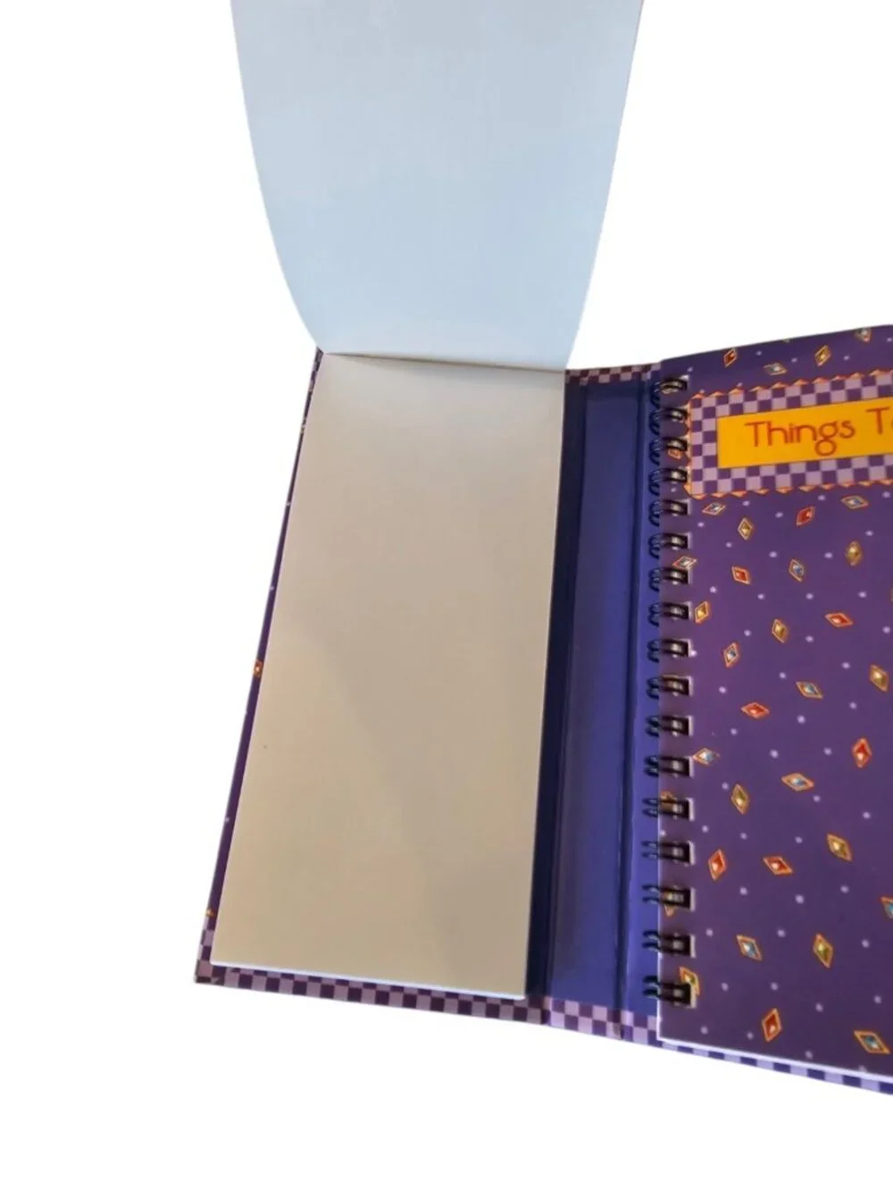 Y2K‎ Mary Engelbreit Foldout Organizer Address Book Tri-Fold Queen Notes NWOB